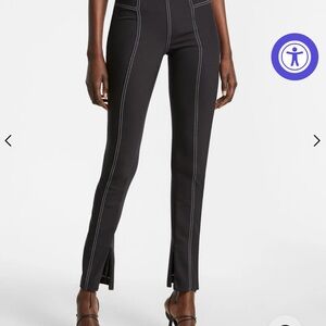Ksubi Black Pants with White Stitching